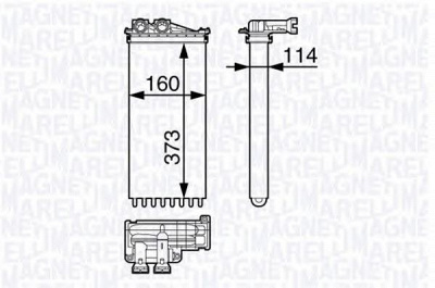 MAGNETI MARELLI 350218351000 -  Теплообменник, отопление салона
